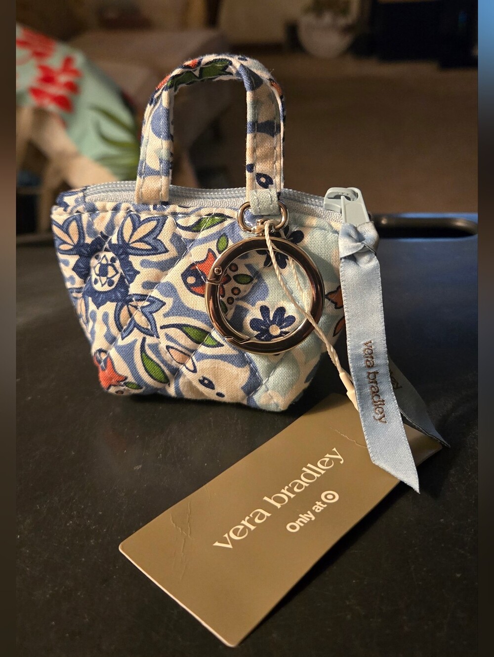 NWT Vera Bradley Tote Bag Charm
